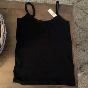 Anthropologie Black Tank by Eloise Underwear Sz L New with Tag